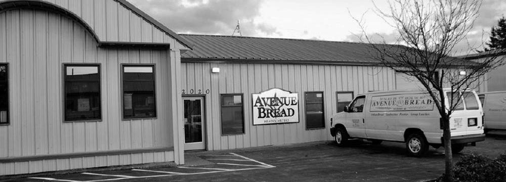 Exterior of Avenue Bakery in Bellingham Washington
